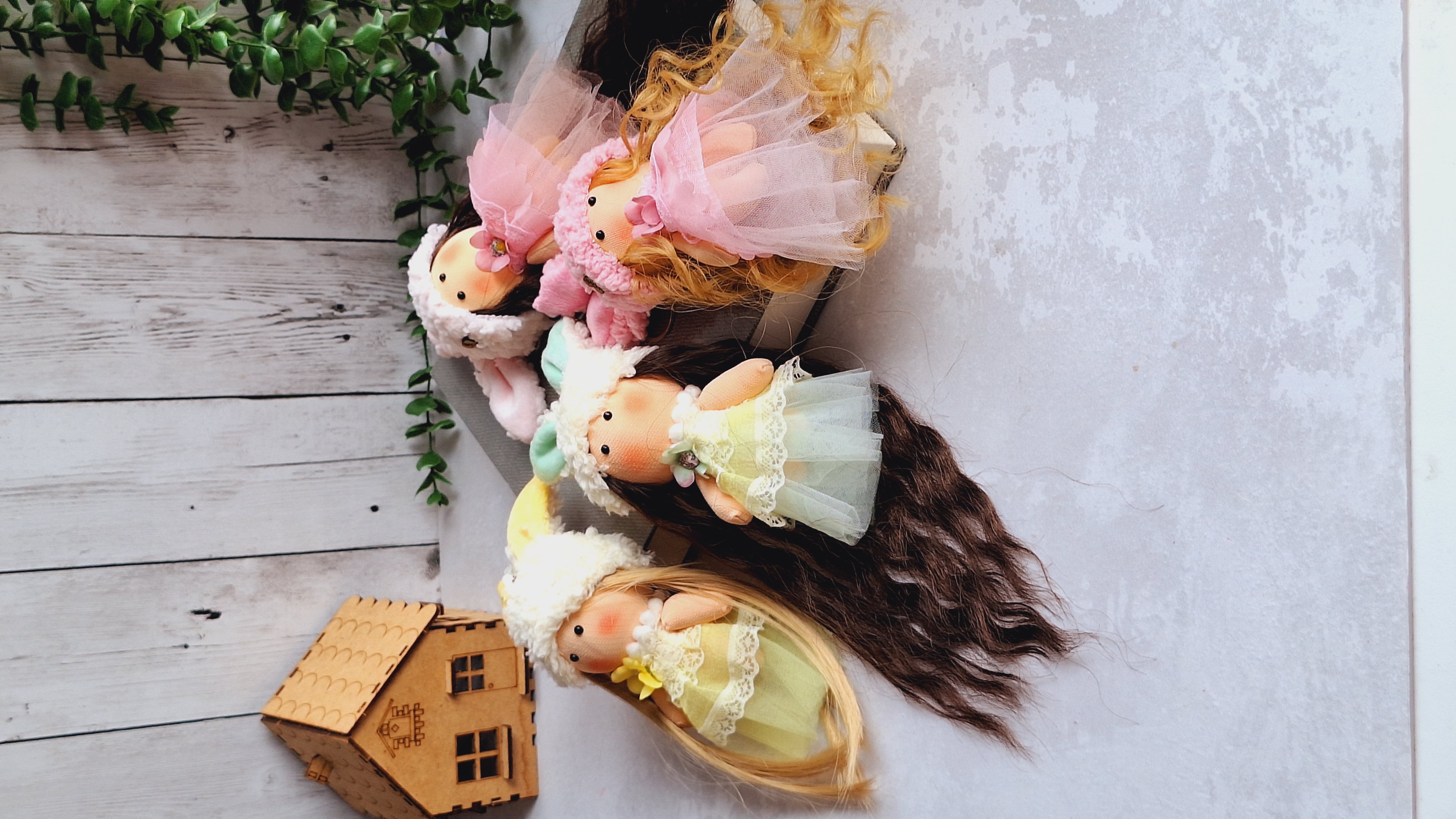 عروسک آویز پادچه ای سبک روسی مدل پرنسسی