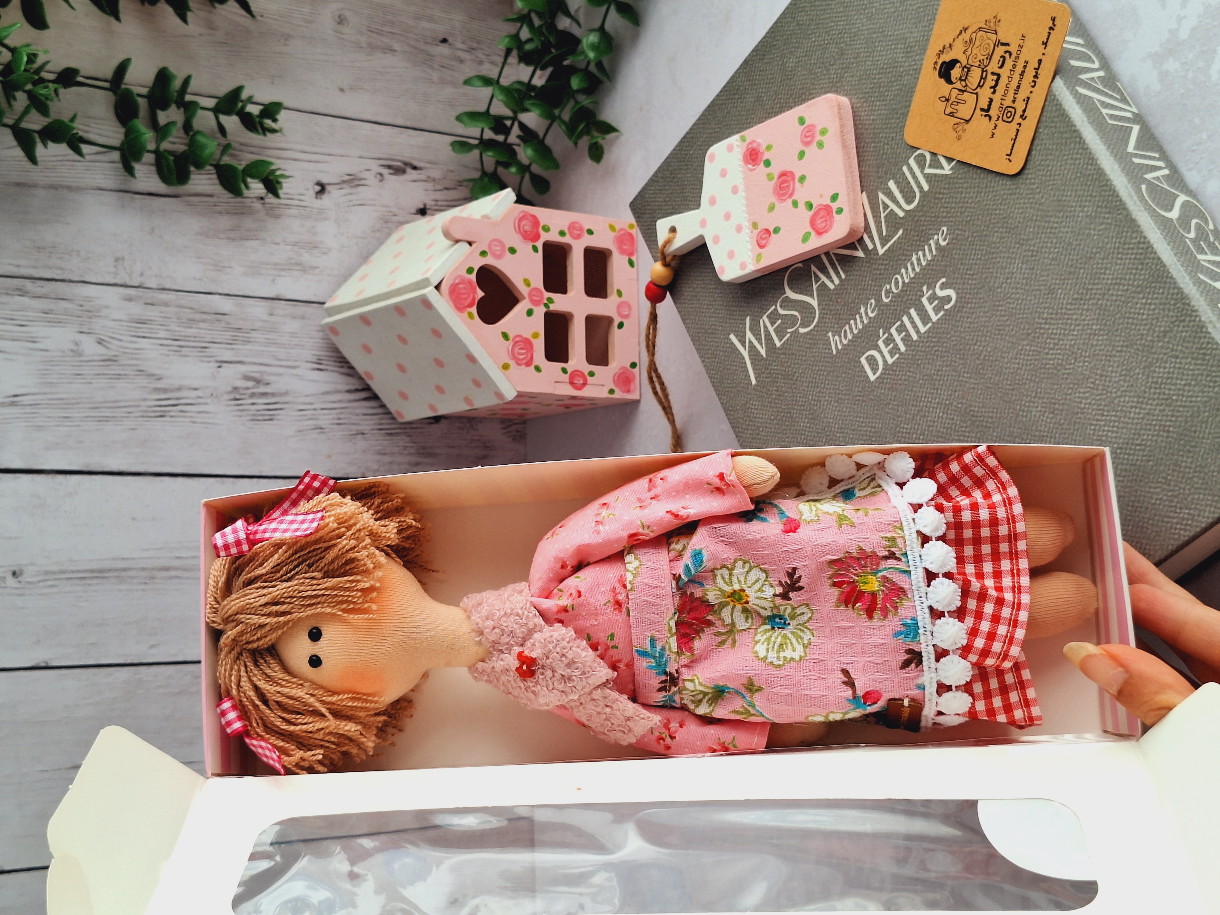 عروسک دست‌ساز پارچه ای سبک وینتیج و روسی